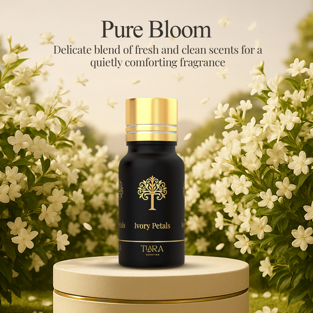 Ivory Petals Fragrance Pod with Matte Diffuser