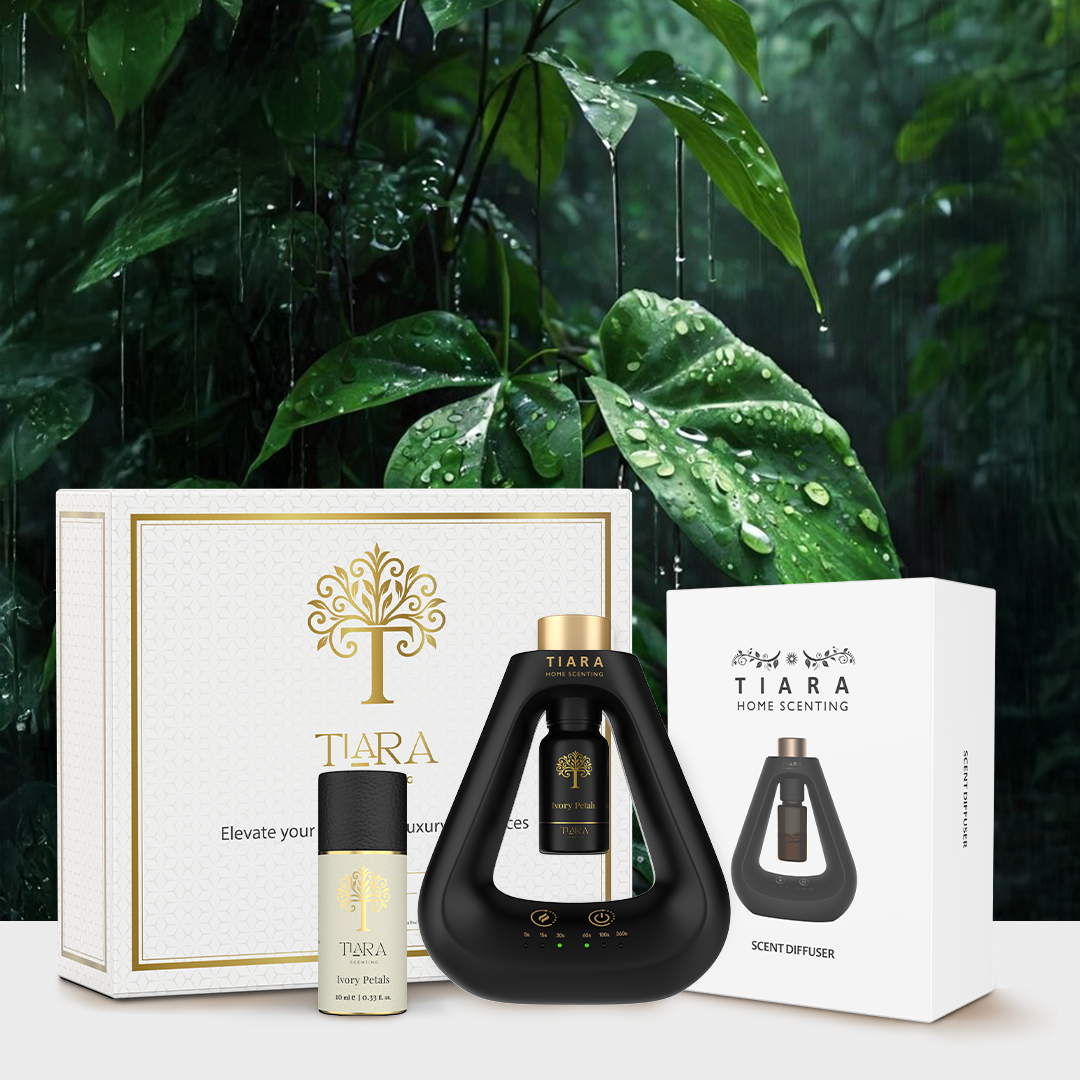 Ivory Petals Fragrance Pod with Matte Diffuser